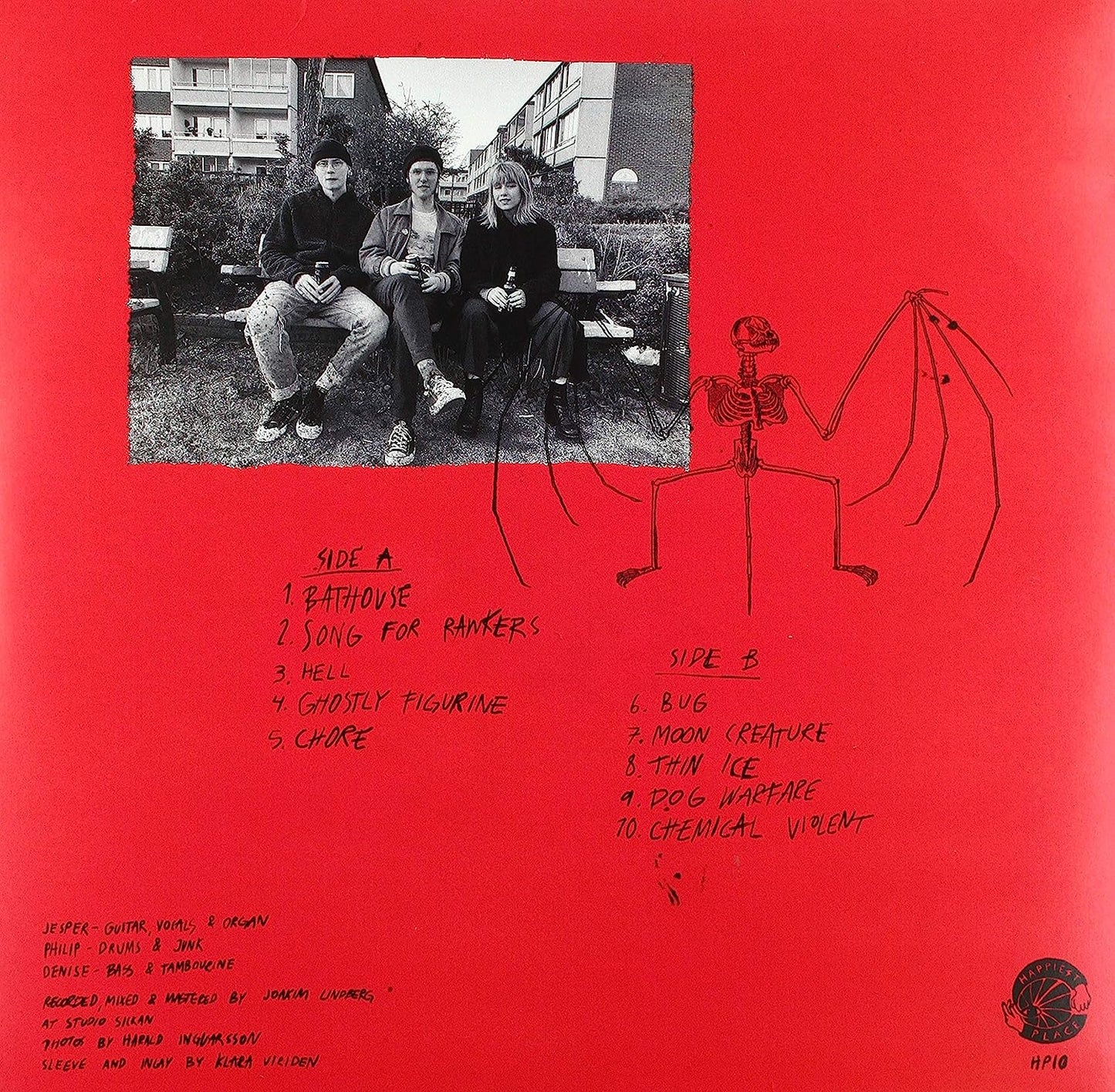 BATHOUSE – S/T LP (red vinyl)