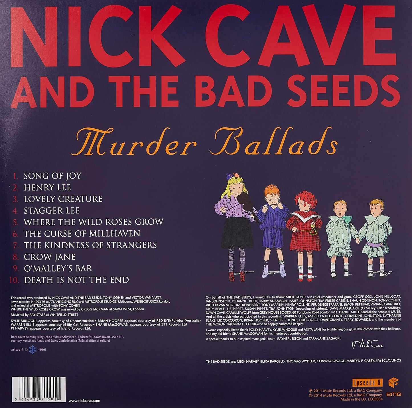 NICK CAVE & THE BAD SEEDS – Murder Ballads 2xLP