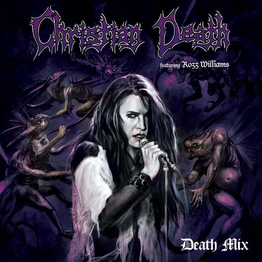 CHRISTIAN DEATH / ROZZ WILLIAMS – Death Mix LP (purple/black splatter vinyl)