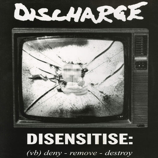 DISCHARGE – Disensitise LP (white vinyl)