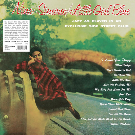 NINA SIMONE – Little Girl Blue LP (clear vinyl)