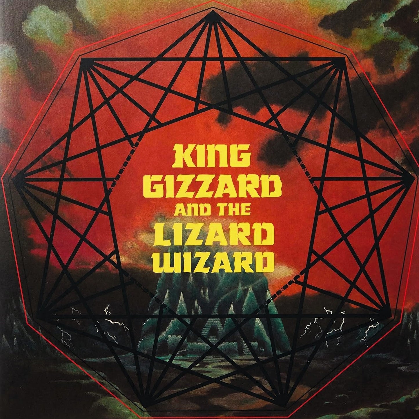 KING GIZZARD & THE LIZARD WIZARD – Nonagon Infinity LP (neon red/yellow vinyl)