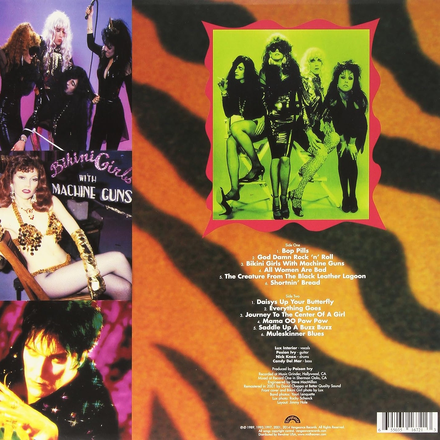 CRAMPS – Stay Sick! LP (blue translucent vinyl)