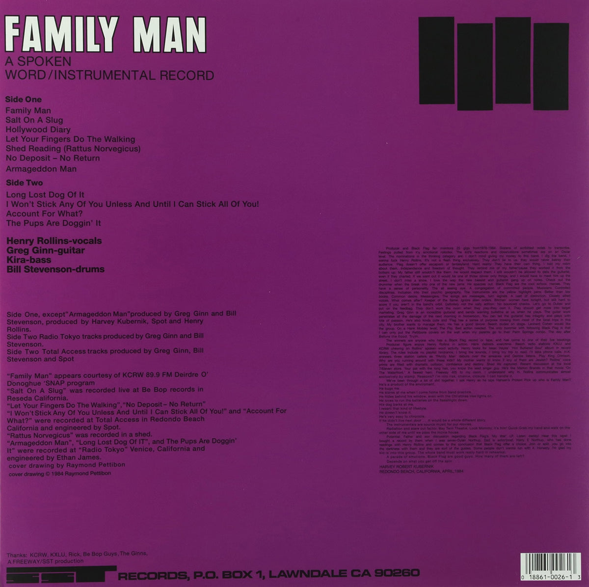 BLACK FLAG – Family Man LP