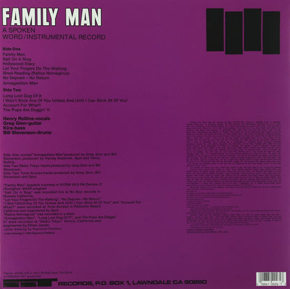 BLACK FLAG – Family Man LP