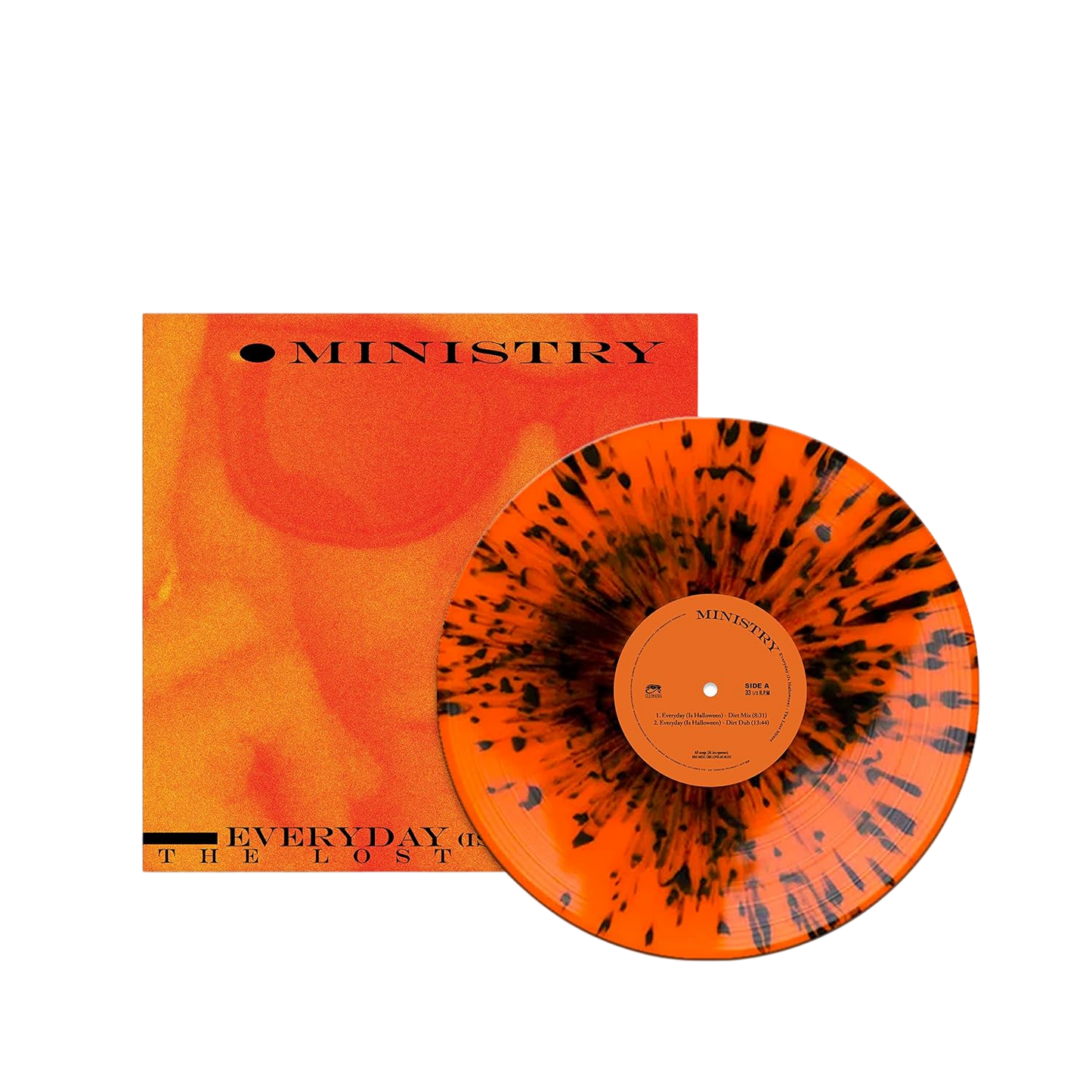 MINISTRY – Everyday (Is Halloween) • The Lost Mixes 12" (orange/black splatter vinyl)