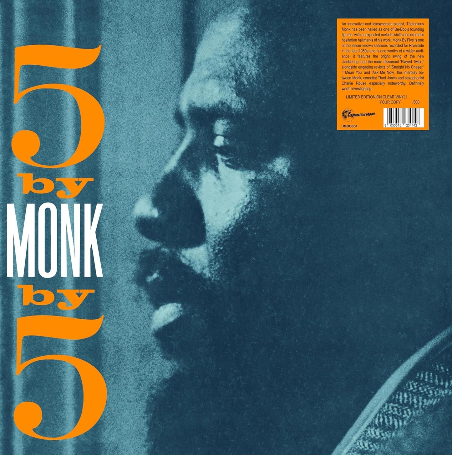 THELONIOUS MONK – 5 By Monk By 5 LP (clear vinyl)