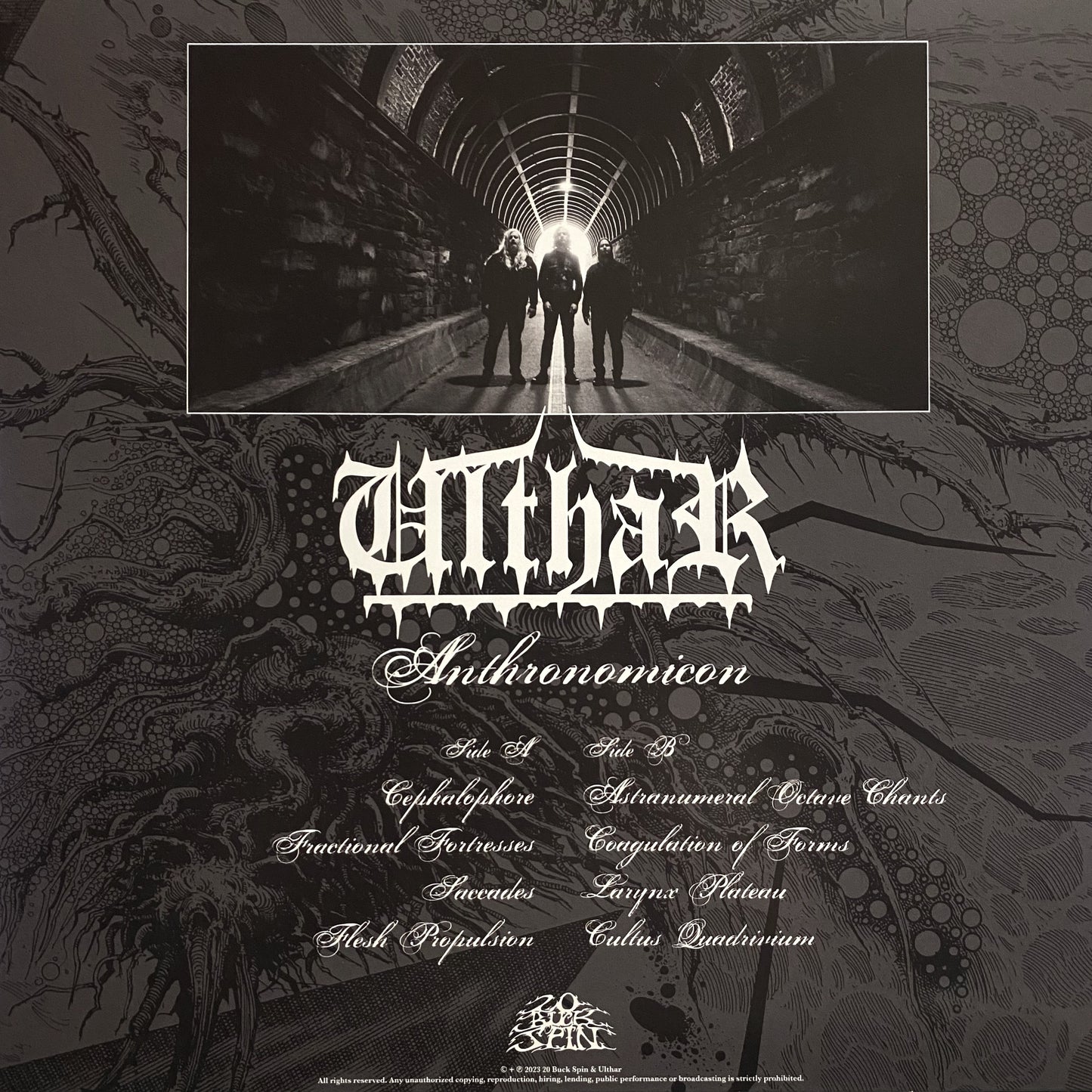 ULTHAR – Anthronomicon LP (hot pink/black merge vinyl)