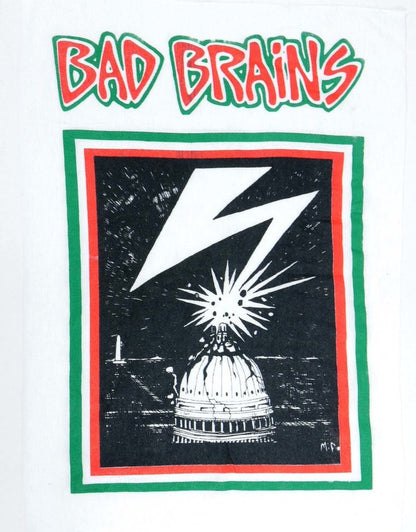 BAD BRAINS | Banned In D.C. Raw BackPatch (white)