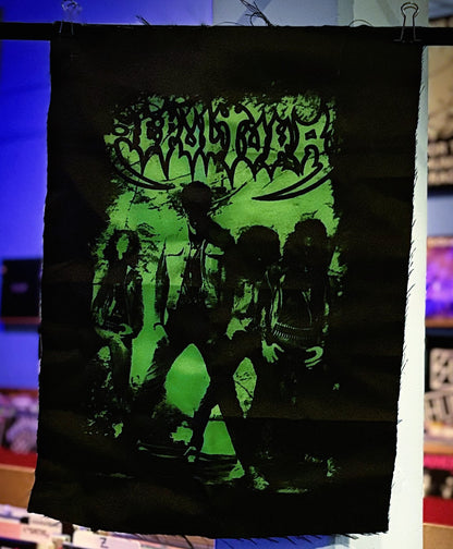 SEPULTURA | Green Band Portrait Raw BackPatch