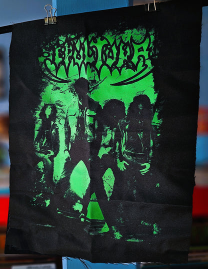 SEPULTURA | Green Band Portrait Raw BackPatch