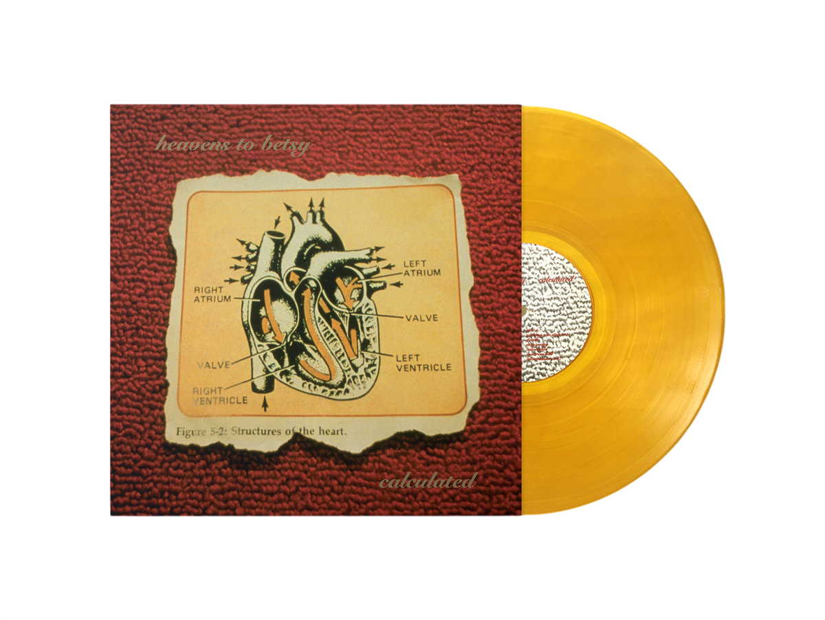 HEAVENS TO BETSY – Calculated LP (gold vinyl)