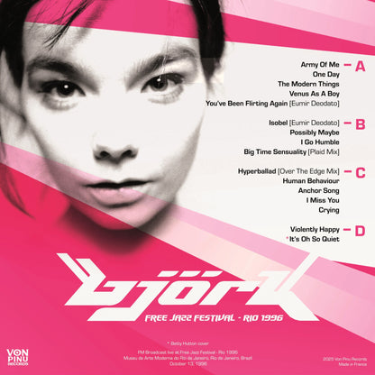 BJORK – Free Jazz Festival • Rio 1996 2xLP (marbled color vinyl)