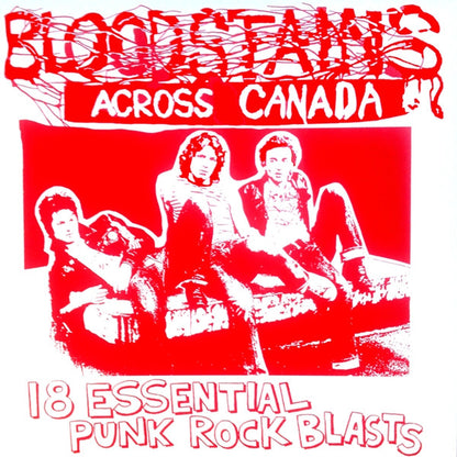 V/A – Bloodstains Across Canada LP (red translucent vinyl)