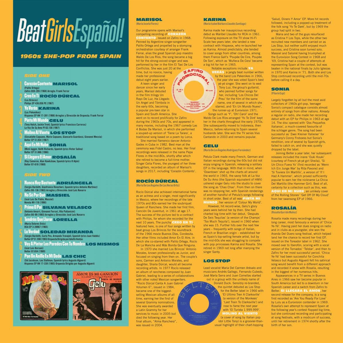 V/A – Beat Girls Español! • 1960s She-Pop From Spain LP