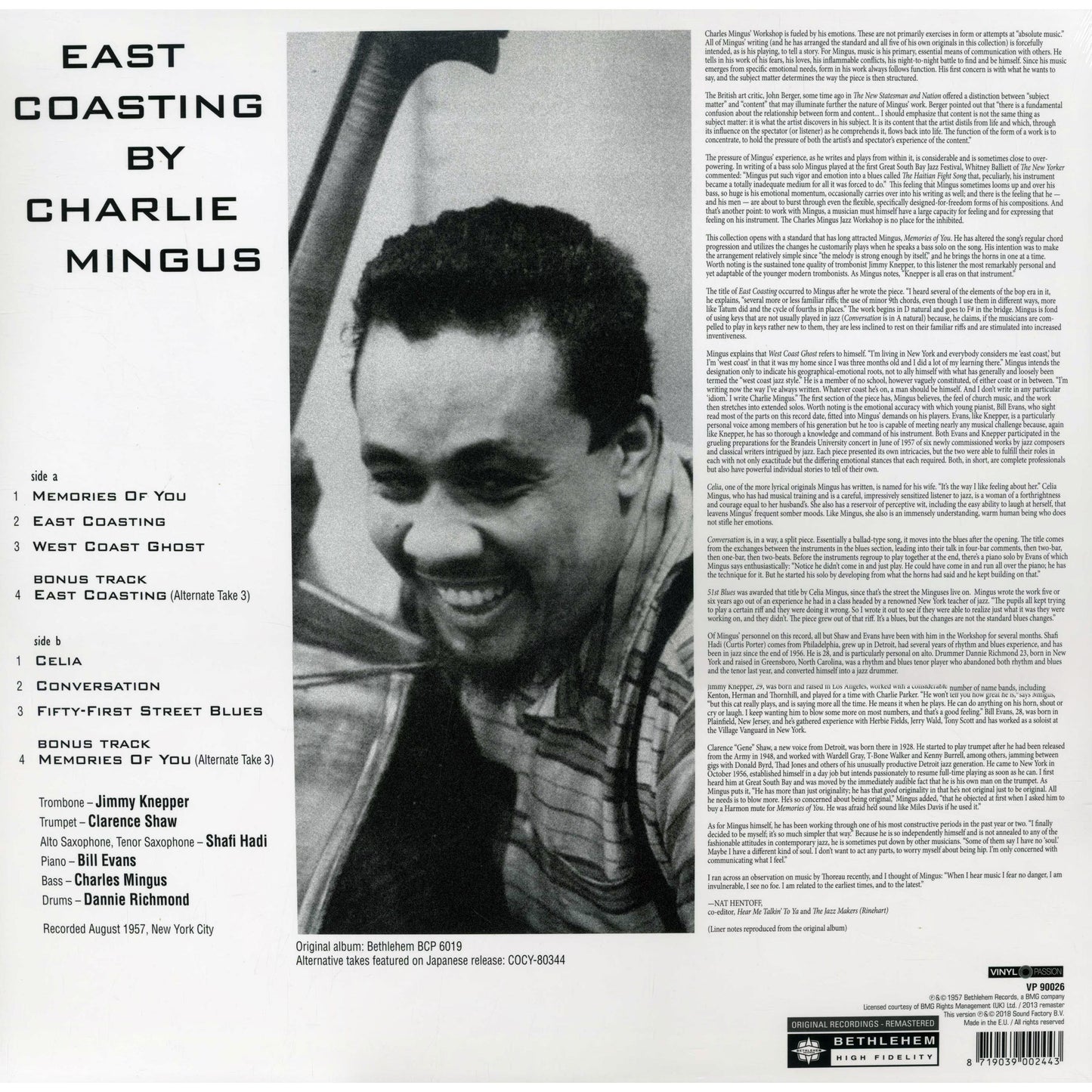 CHARLES MINGUS – East Coasting LP