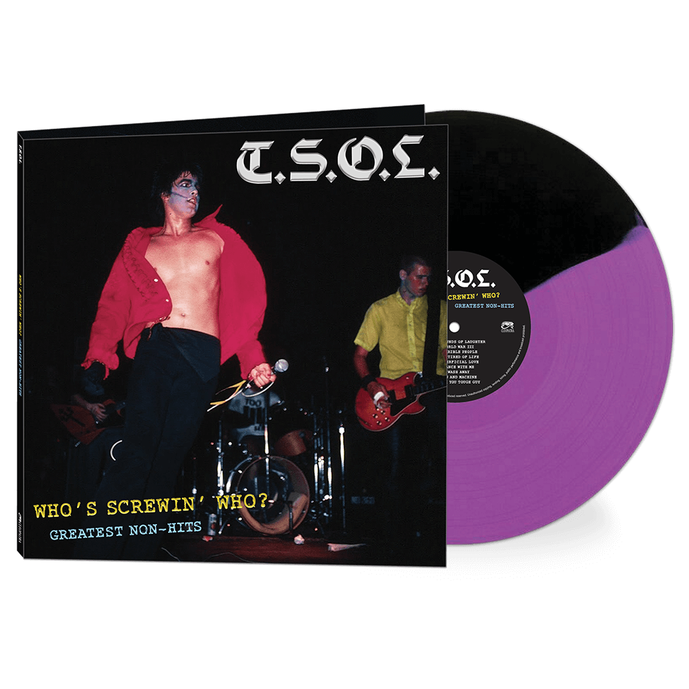 T.S.O.L. – Who's Screwin' Who? Greatest Non Hits LP (purple/black vinyl)