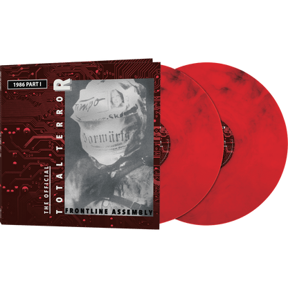 FRONT LINE ASSEMBLY – Total Terror - Part 1 1986 2xLP (red marbled vinyl)