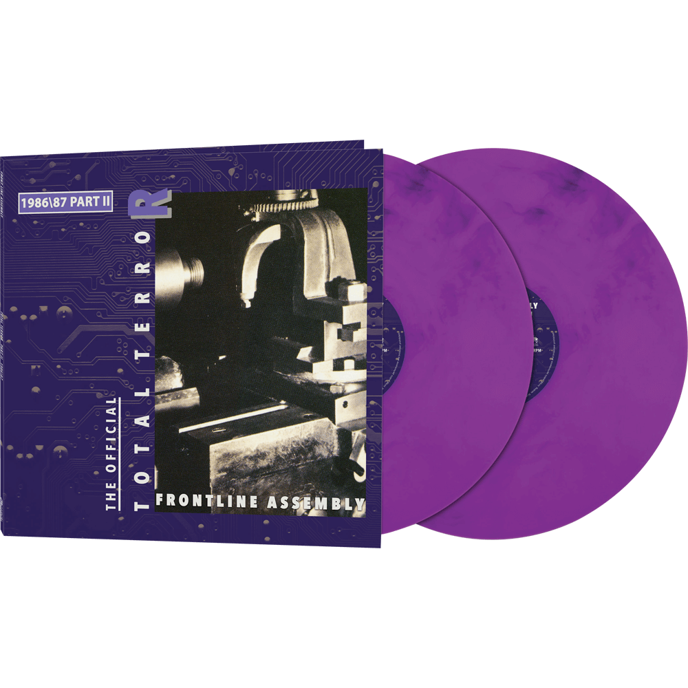 FRONT LINE ASSEMBLY – Total Terror - Part II 1986\87 2xLP (purple marbled vinyl)