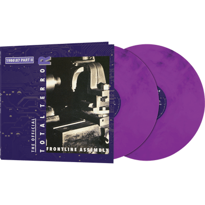 FRONT LINE ASSEMBLY – Total Terror - Part II 1986\87 2xLP (purple marbled vinyl)