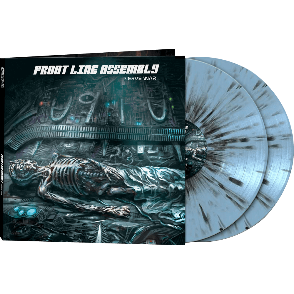 FRONT LINE ASSEMBLY – Nerve War 2xLP (blue splatter vinyl)