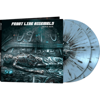 FRONT LINE ASSEMBLY – Nerve War 2xLP (blue splatter vinyl)