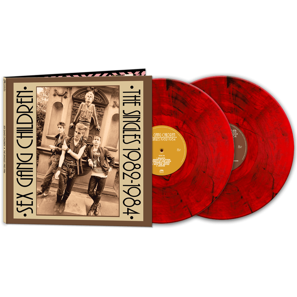 SEX GANG CHILDREN – The Singles 1982 - 1984 2xLP (red marbled vinyl)