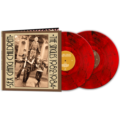 SEX GANG CHILDREN – The Singles 1982 - 1984 2xLP (red marbled vinyl)