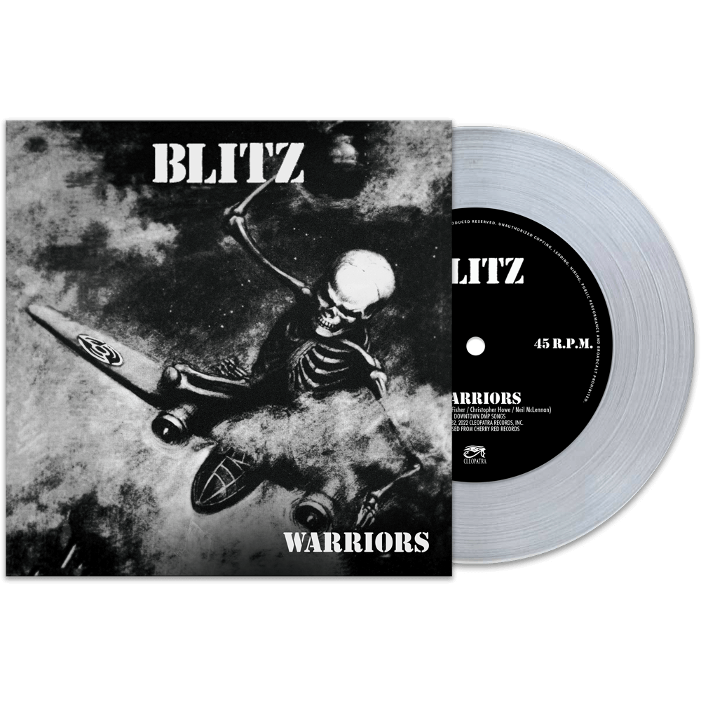 BLITZ – Warriors 7" (crystal clear vinyl)