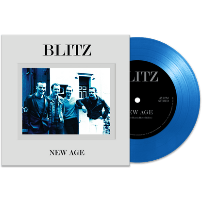 BLITZ – New Age 7" (blue vinyl)