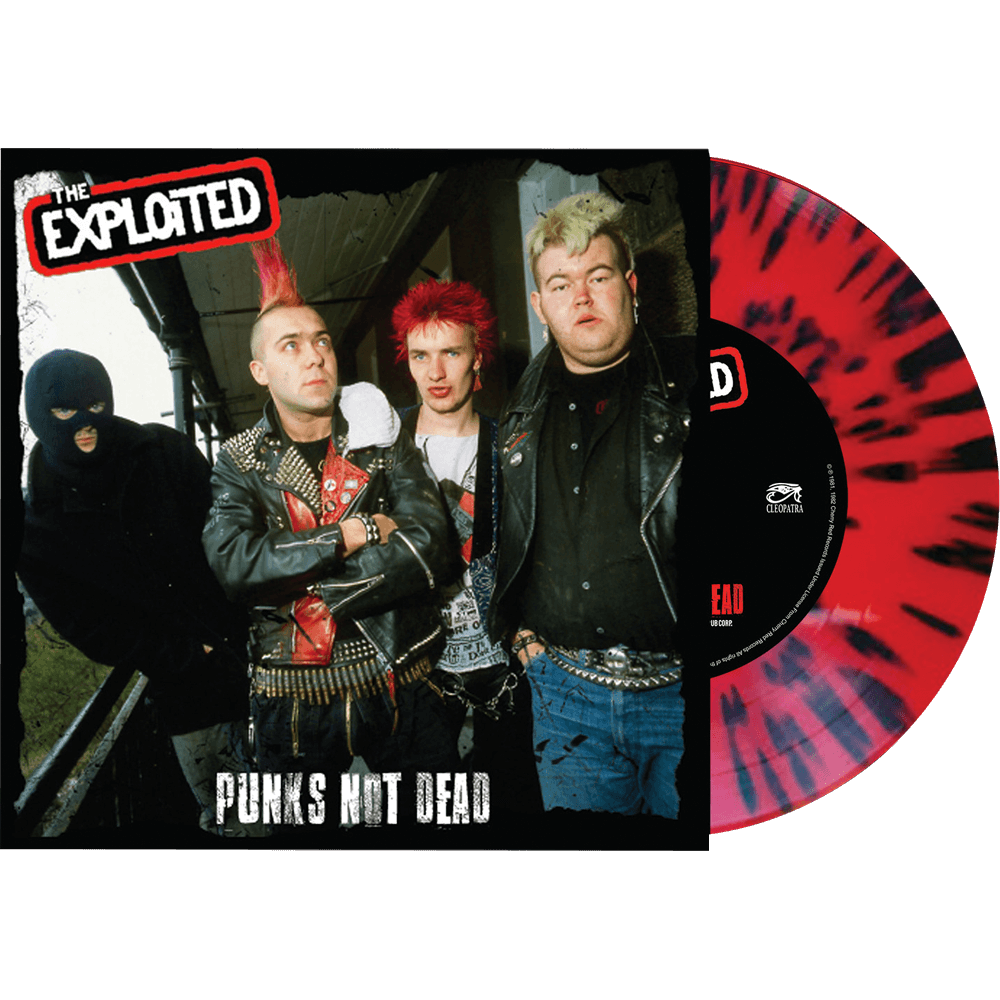 EXPLOITED – Punks Not Dead 7" (red splatter vinyl)