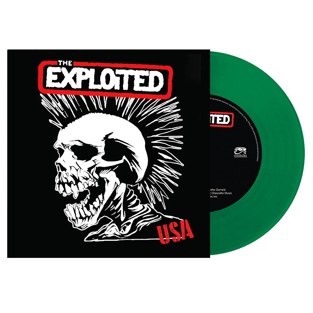 EXPLOITED – USA 7" (green vinyl)