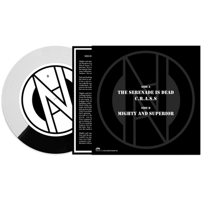 CONFLICT – The Serenade Is Dead 7" (black/white split vinyl)