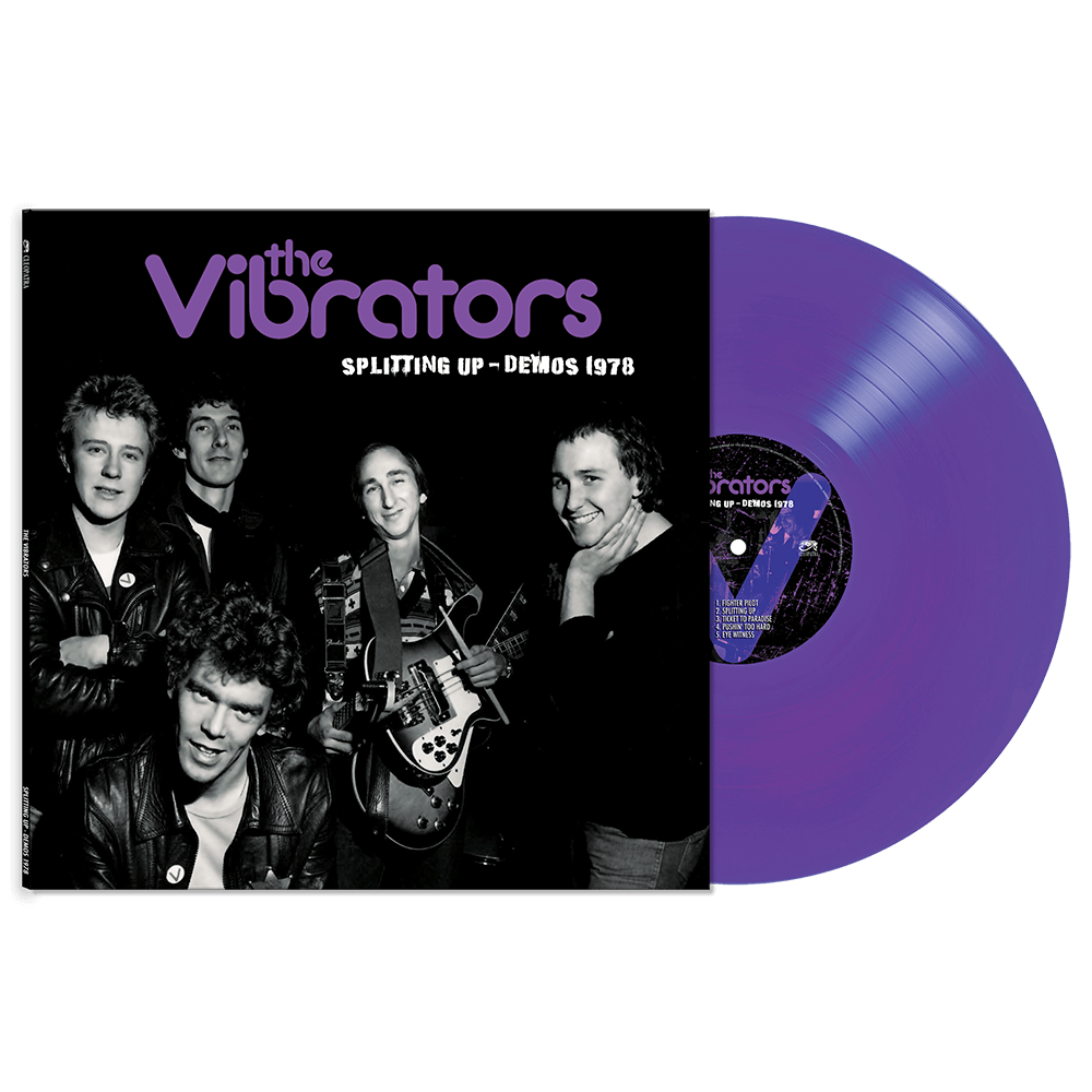 VIBRATORS – Splitting Up - Demos 1978 LP (purple vinyl)