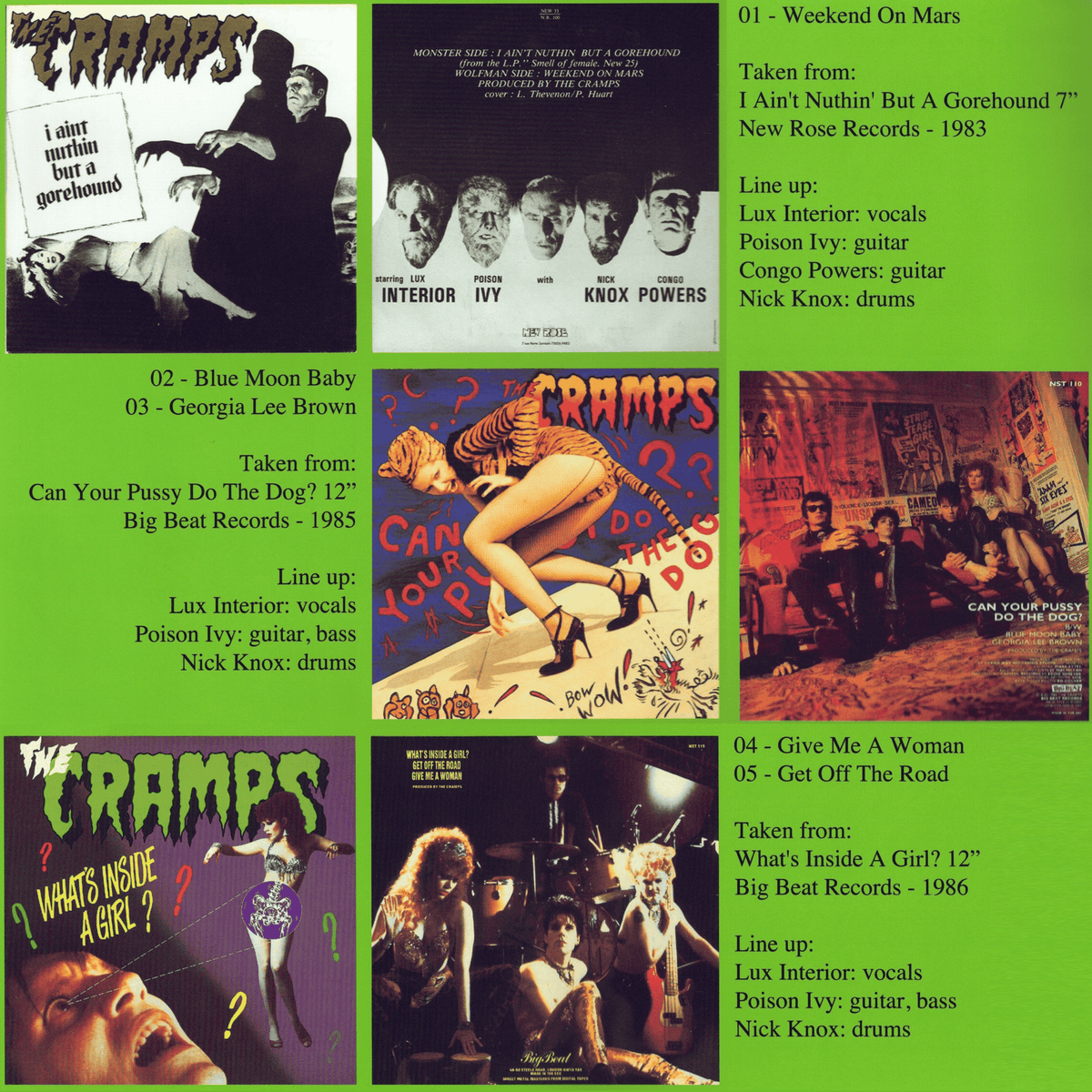 CRAMPS – B-Side Stories Volume 1 LP