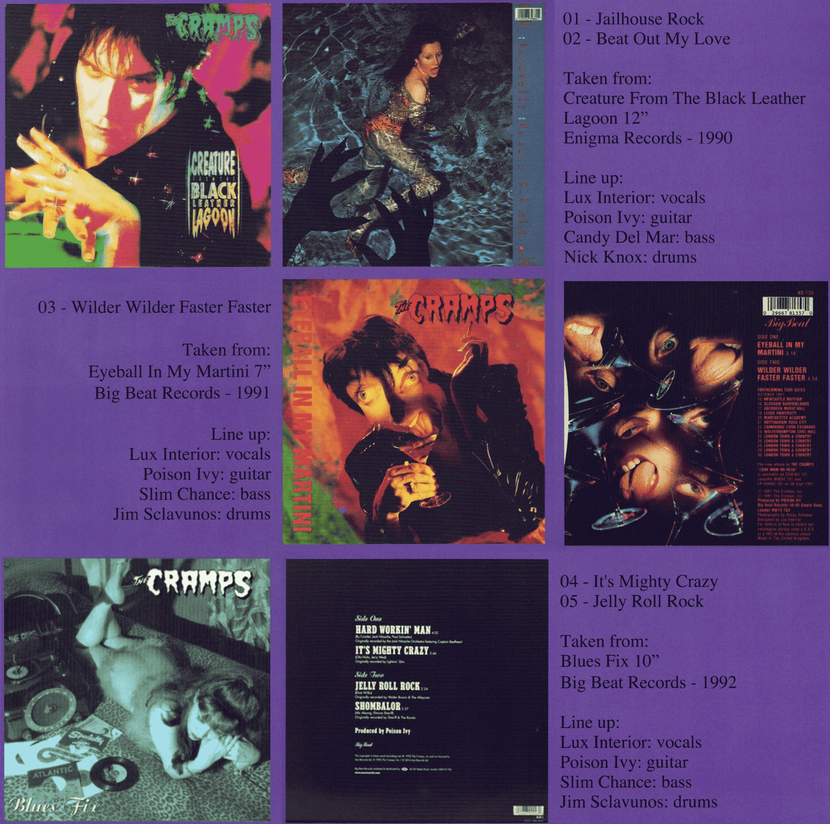 CRAMPS – B-Side Stories Volume 2 LP