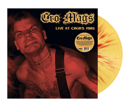 CRO-MAGS – Live At CBGB's 1985 LP (yellow/red splatter vinyl)