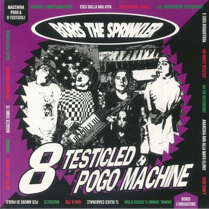 BORIS THE SPRINKLER – 8 Testicled Pogo Machine LP (purple vinyl)