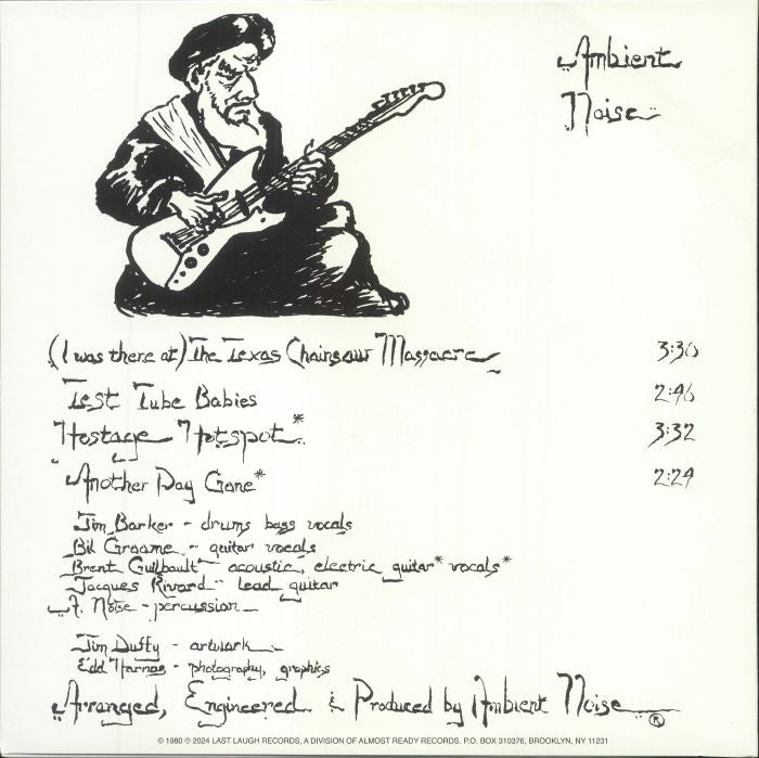 AMBIENT NOISE – I Was There At The Texas Chainsaw Massacre 12" EP