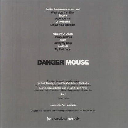 DANGER MOUSE – The Grey Album LP