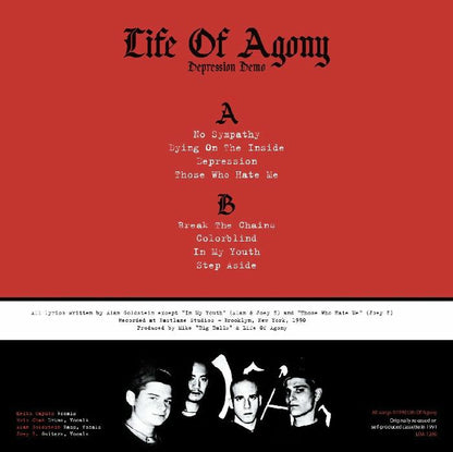 LIFE OF AGONY – Depression Demo LP