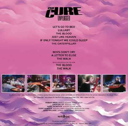 CURE – Unplugged • Live On MTV Unplugged 1991 LP