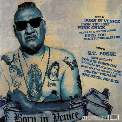 LUICIDAL – Born In Venice LP (blue vinyl)