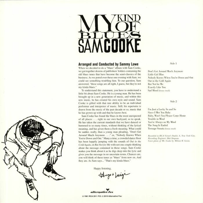 SAM COOKE – My Kind Of Blues LP