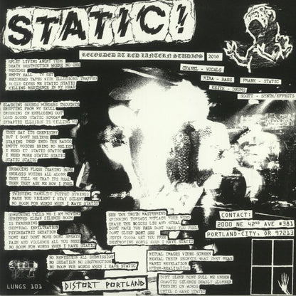 LEBENDEN TOTEN – Static! 12" (blue vinyl)