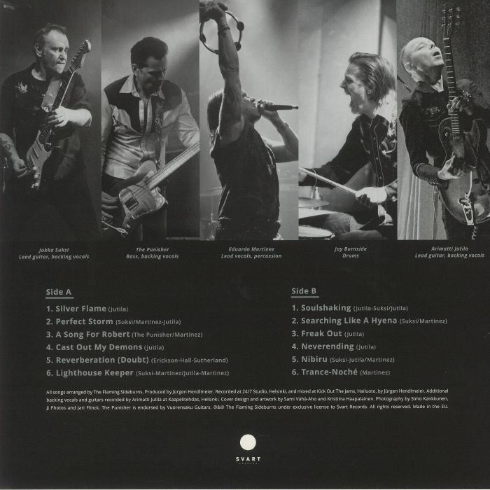 FLAMING SIDEBURNS – Silver Flames LP