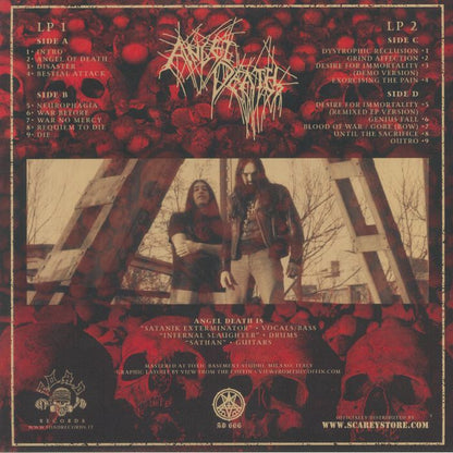 ANGEL DEATH – Memoirs Of Death - The History 1986-1995 2xLP