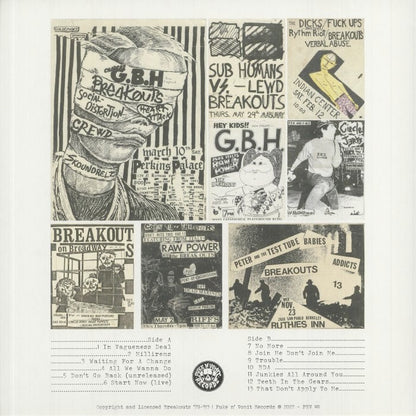 BREAKOUTS – Teeth In The Gears LP