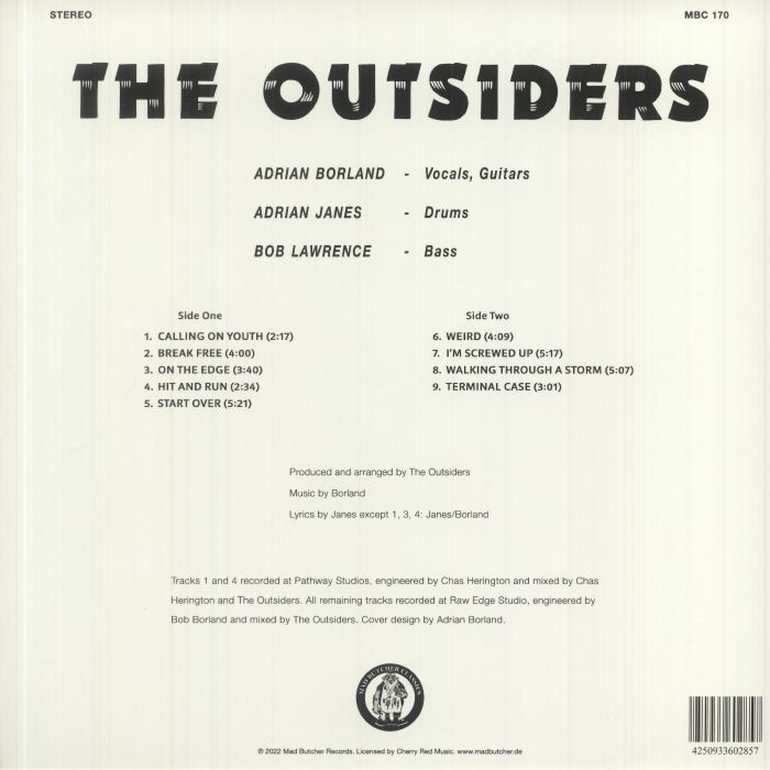 OUTSIDERS – Calling On Youth LP