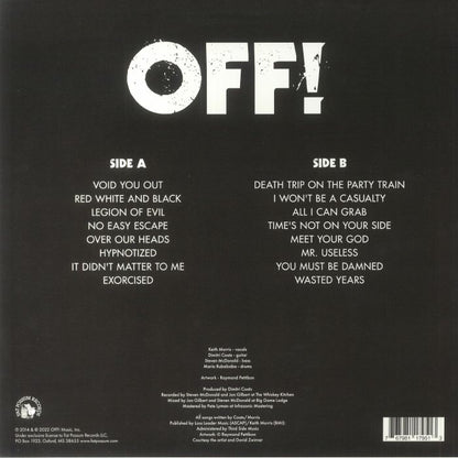 OFF! – Wasted Years LP